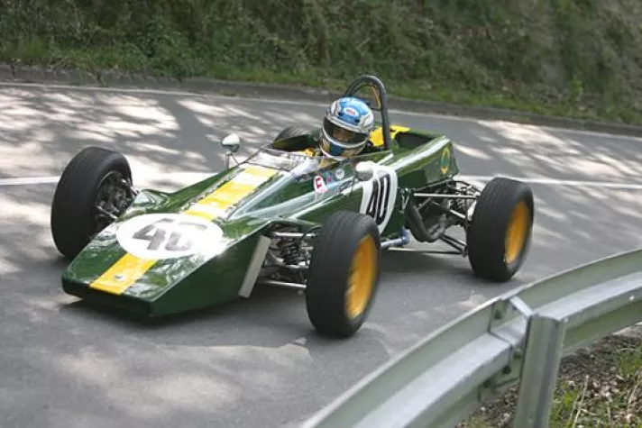 Bild: Felix Maria Arnet, im Lotus Typ 61, 3. Platz in der VFV Meisterschaft