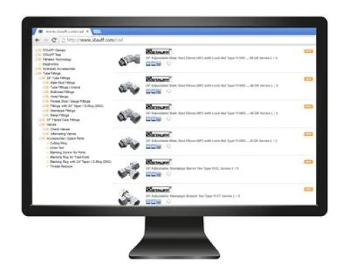 Bild: STAUFF Connect als CAD-Modelle