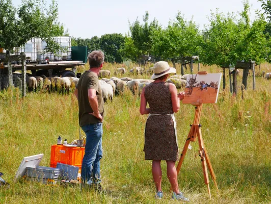 Bild: Zwischen Stall und Staffelei