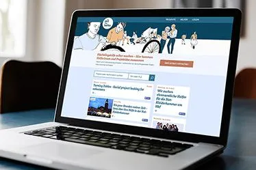 Es ist Zeit zu helfen: Die Online Plattform zeitzuhelfen.de vernetzt Ehrenamtliche mit Flüchtlingsprojekten Bild: Es ist Zeit zu helfen: Die Online Plattform zeitzuhelfen.de vernetzt Ehrenamtliche mit Flüchtlingsprojekten