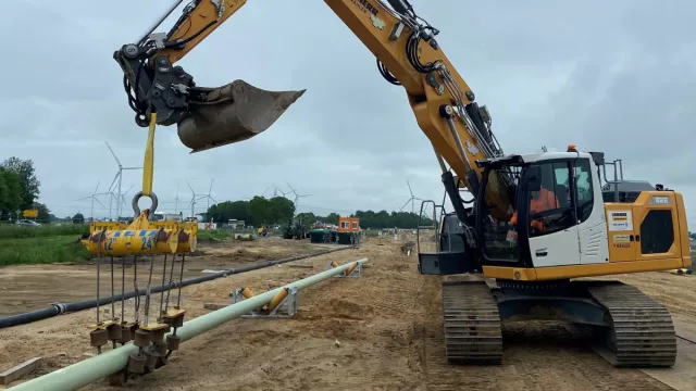 Bild: HanseWerk-Tochter SH Netz verlegt für Erschließung von Northvolt eine Gas-Haupttransportleitung