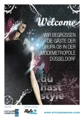 Aktion - Wie styleranking die Gäste der Druckmesse drupa begrüßt Bild: Aktion - Wie styleranking die Gäste der Druckmesse drupa begrüßt