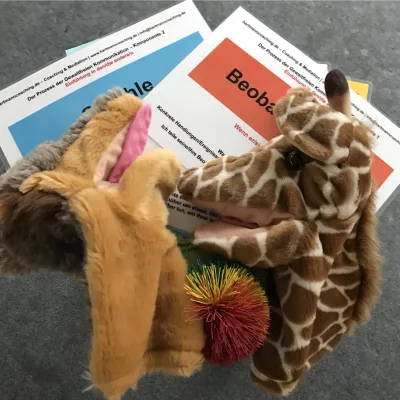 Bild: Workshop Gewaltfreie Kommunikation (GFK): Wenn der Wolf die Giraffe umarmt...
