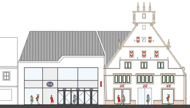 H&M und C&A mieten Geschäftshaus in Lemgo Bild: H&M und C&A mieten Geschäftshaus in Lemgo