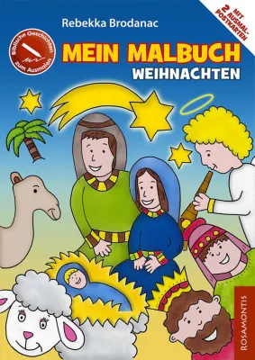 Bild: Neuerscheinung Christliches Malbuch im Rosamontis Verlag.