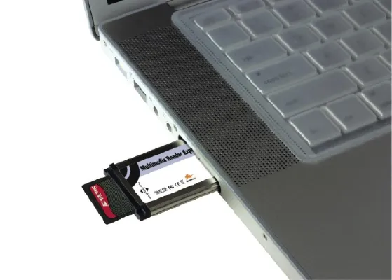 Bild: „Unsichtbarer“ 21-in-1-Speicherkartenleser für Notebooks