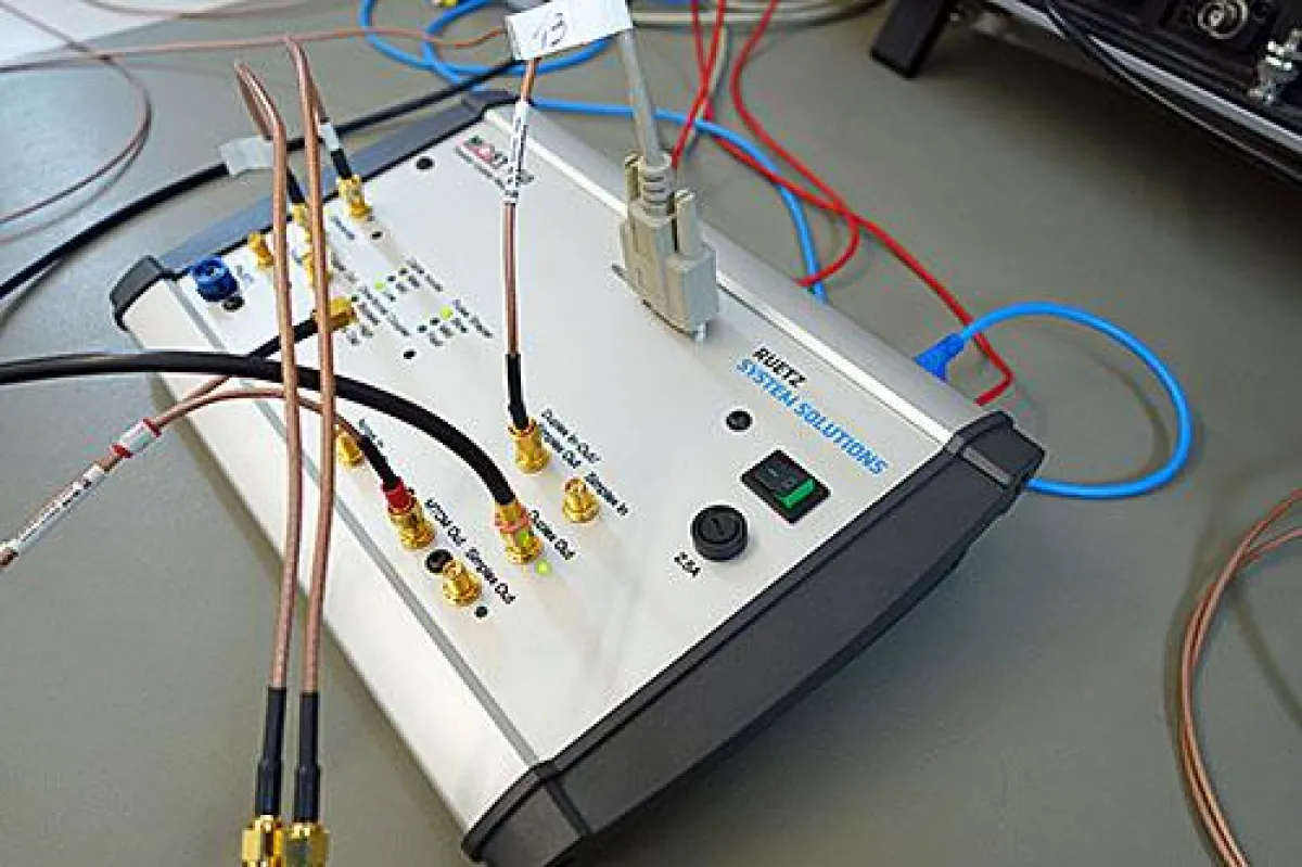 Ansicht des MTCM für MOST150 Coax Physical Layer Tests
