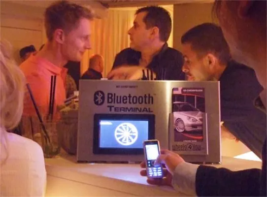 Bild: Bluetooth Marketing am Point of Sale im Discobereich