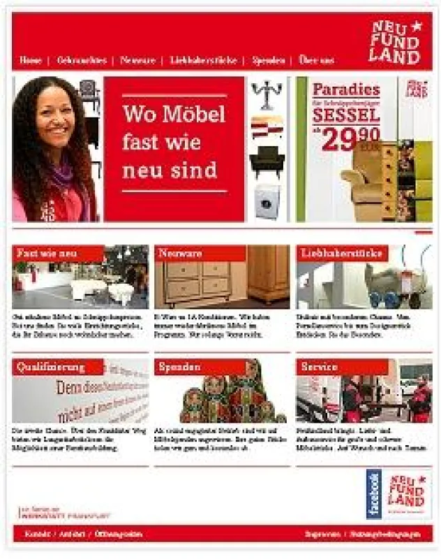 Neue Website von Neufundland Frankfurt