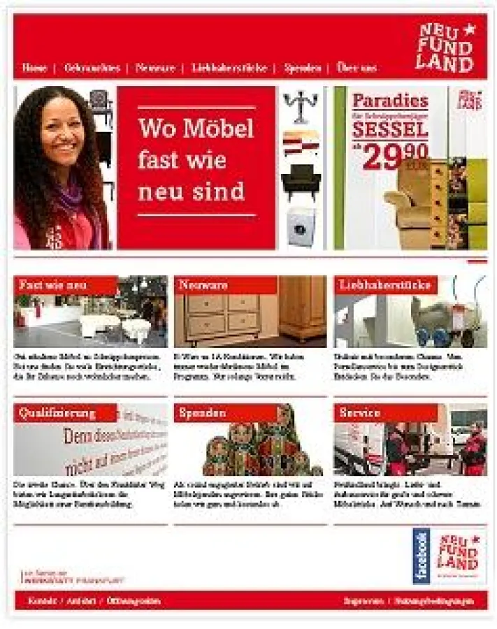 Neue Website von Neufundland Frankfurt