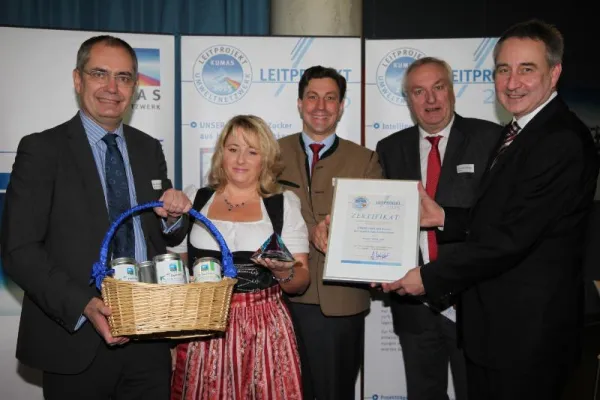 Bild: UNSER LAND BIO Zucker - Auszeichnung zum KUMAS Leitprojekt 2015