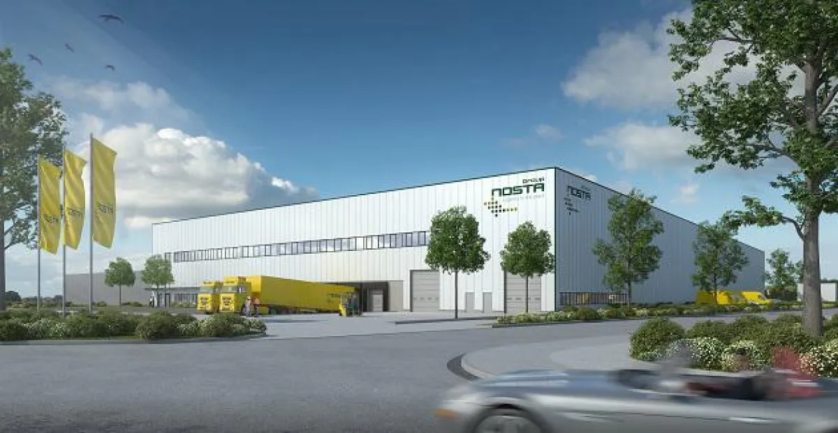 Das neue NOSTA-Logistikzentrum in der Planung