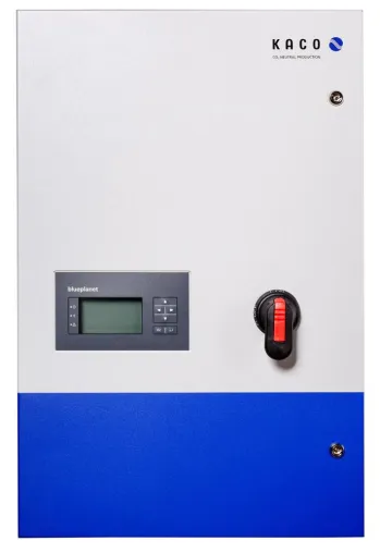 Bild: Kompakt, leicht und stark für optimierte TCO: KACO new energy’s blueplanet 50.0 TL3 INT.