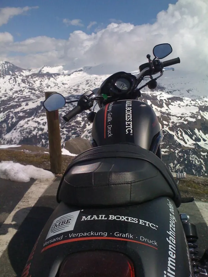 MBE Harley Davidson vor dem Großglockner