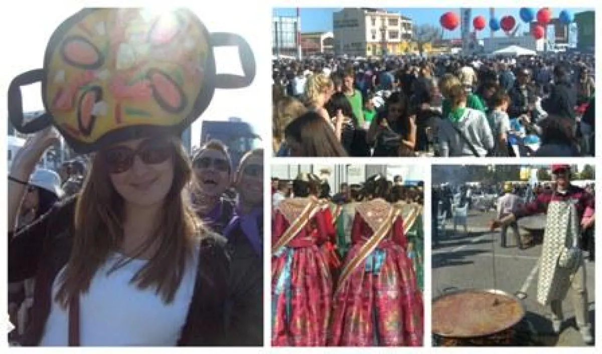 Deutsche Spanischschüler im Naturpark La Albufera