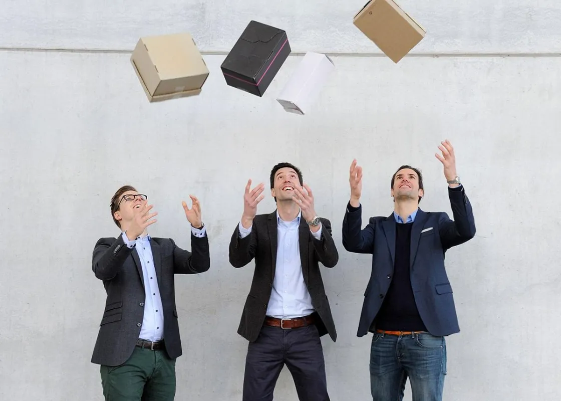 parcelLab Gründer (von links): Julian Krenge, Tobias Buxhoidt, Anton Eder | (c) parcelLab parcelLab
