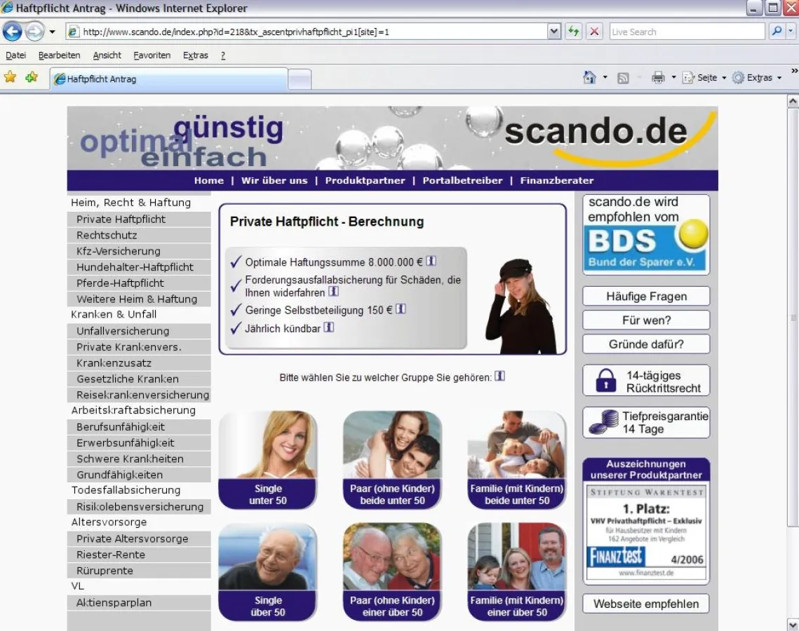 www.scando.de macht versichern kinderleicht.