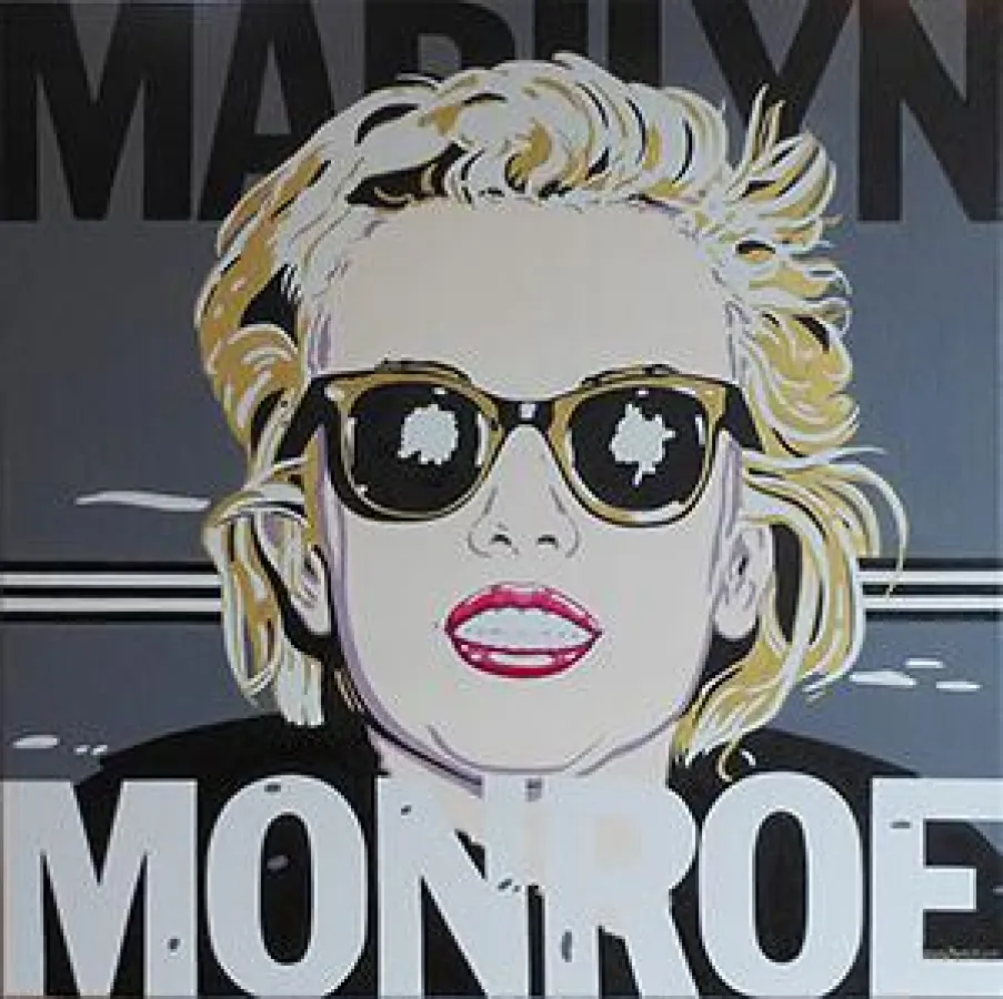 Carola Paschold - Marilyn Monroe- 2016 -oil on canvas - H 80 cm x B 80 cm -