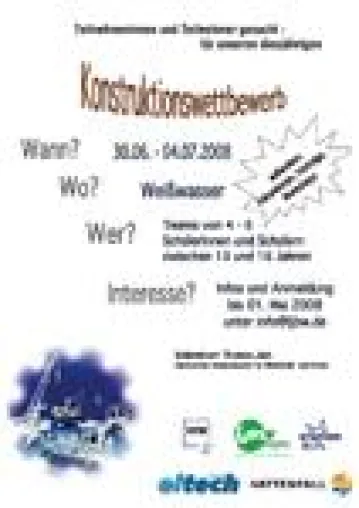 1. Konstruktionswettbewerb für Mädchen und Jungen Bild: 1. Konstruktionswettbewerb für Mädchen und Jungen