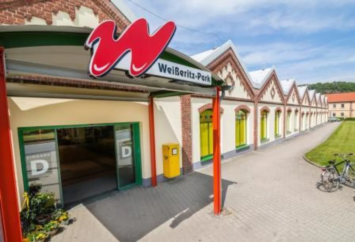 Außenansicht Weißeritz Park in Freital