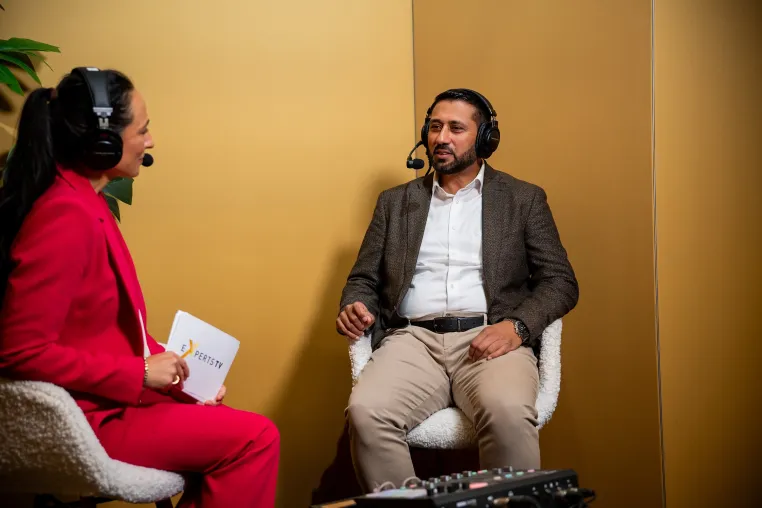Bild: IT und KI als Wachstumsfaktor: Naveed Ahmad sprach auf der Frankfurter Buchmesse