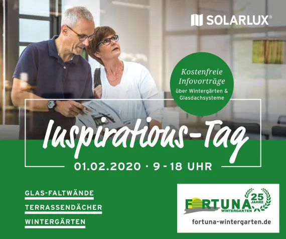 Bild: Inspirationstag 2020 rund um das Haus. Vom Rollladen bis zum Wohnwintergarten *** 01.02.2020 ***