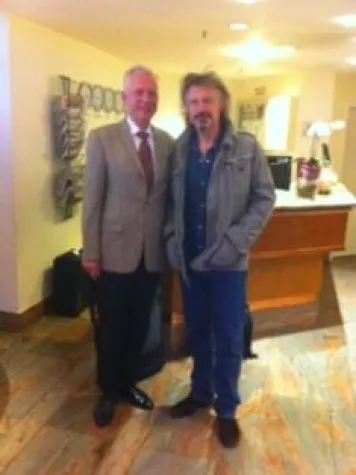 Bild: Prominenter Gast im Mercure Hotel Kassel