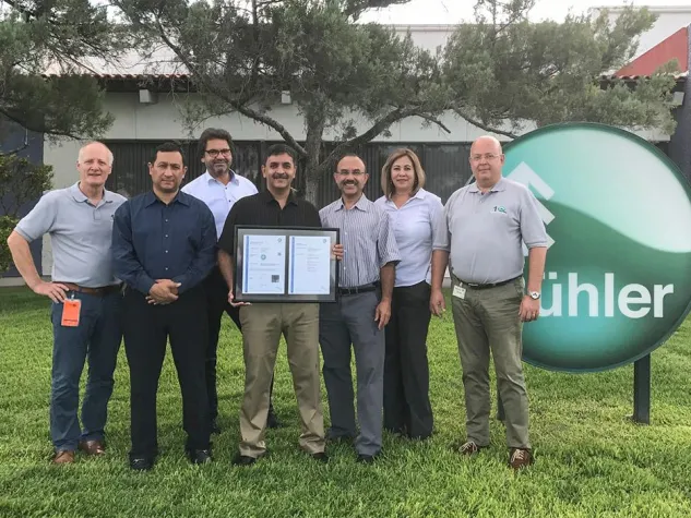 Bühler Motor: Werk Mexiko nach DIN EN ISO 13485:2012 zertifiziert Bild: Bühler Motor: Werk Mexiko nach DIN EN ISO 13485:2012 zertifiziert