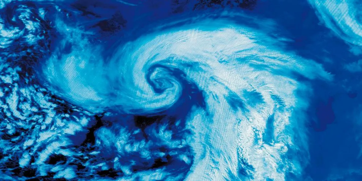 Sturmtief Lothar, Bild: DLR