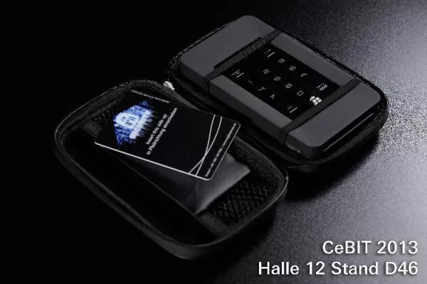 Bild: DIGITTRADE mit umfassendem Produktportfolio im Herzen der Security World der CeBIT 2013