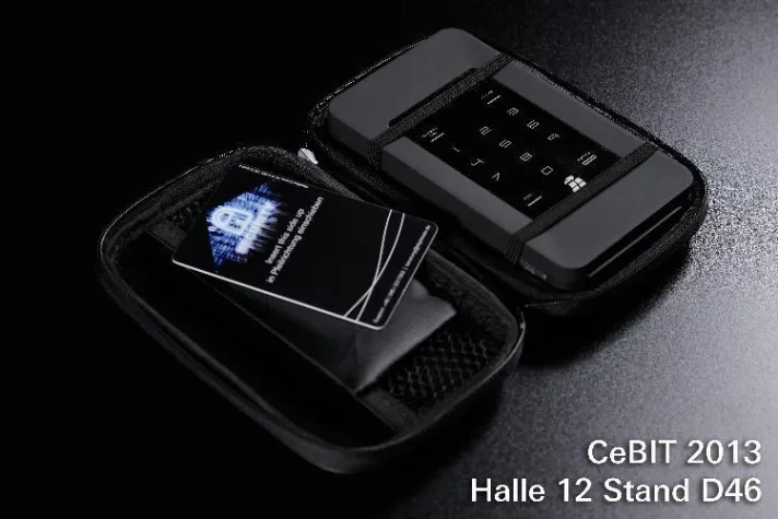 Bild: DIGITTRADE mit umfassendem Produktportfolio im Herzen der Security World der CeBIT 2013