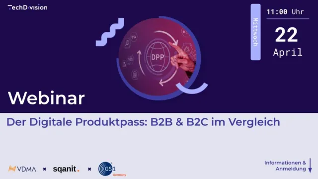 TechDivision veranstaltet Webinar zum Digitalen Produktpass - B2B und B2C erstmals gemeinsam beleuchtet Bild: TechDivision veranstaltet Webinar zum Digitalen Produktpass - B2B und B2C erstmals gemeinsam beleuchtet