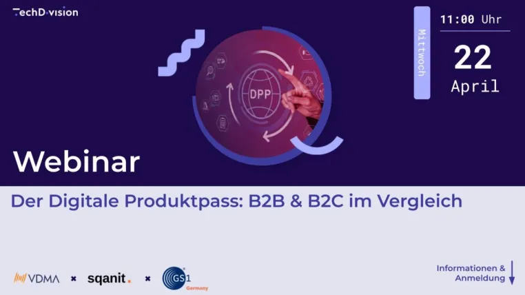 Bild: TechDivision veranstaltet Webinar zum Digitalen Produktpass - B2B und B2C erstmals gemeinsam beleuchtet