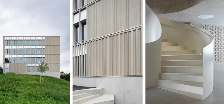 Bild: Das neue Schulhaus in Pfeffingen: leicht verständlich und kindgerecht