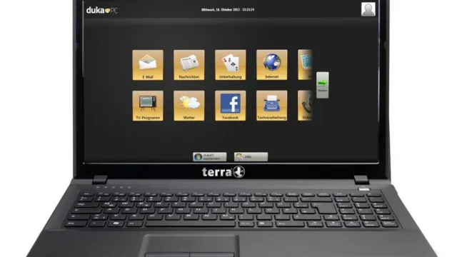 dukaPC und WORTMANN bringen Senioren-Notebook auf den Markt Bild: dukaPC und WORTMANN bringen Senioren-Notebook auf den Markt