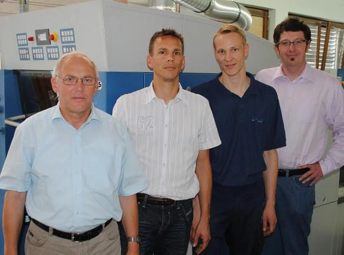 v. l. Ernst Berth, Daniel Berth, Andreas Berth, Jens Olbrich (exact Beratung GmbH)