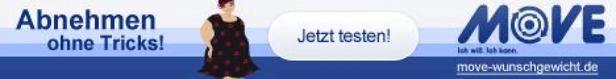 Abnehmen ist eine Frage der Motivation: Beispiel der neuen Image-Anzeigen von MOVE