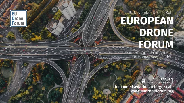 Bild: Viertes EUROPEAN DRONE FORUM am 15. November 2021 in Köln 