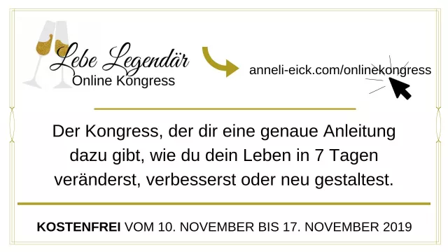 Wie du in sieben Tagen dein Leben von "zufrieden" auf "legendär" veränderst Bild: Wie du in sieben Tagen dein Leben von "zufrieden" auf "legendär" veränderst