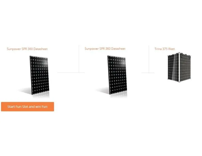 Bild: Spiele ein freies Solar Photovoltaik Quartett Slot