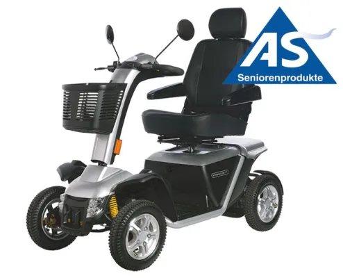 Bild: Sicherheit und Mobilität im Alter durch das Elektromobil S 500F von AS-Seniorenprodukte