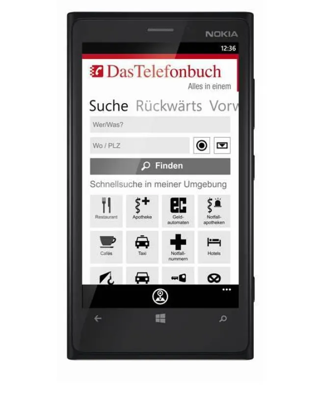 Das Telefonbuch launcht App für Windows Phone 8