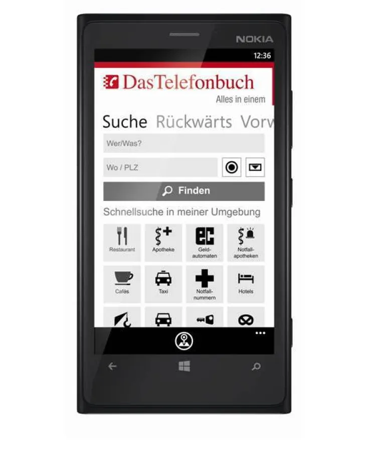 Das Telefonbuch launcht App für Windows Phone 8