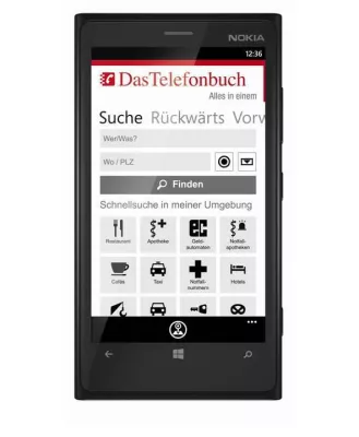 Bild: Das Telefonbuch launcht App für Windows Phone 8
