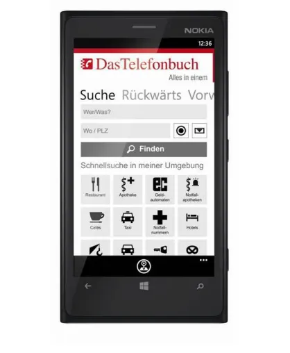 Bild: Das Telefonbuch launcht App für Windows Phone 8