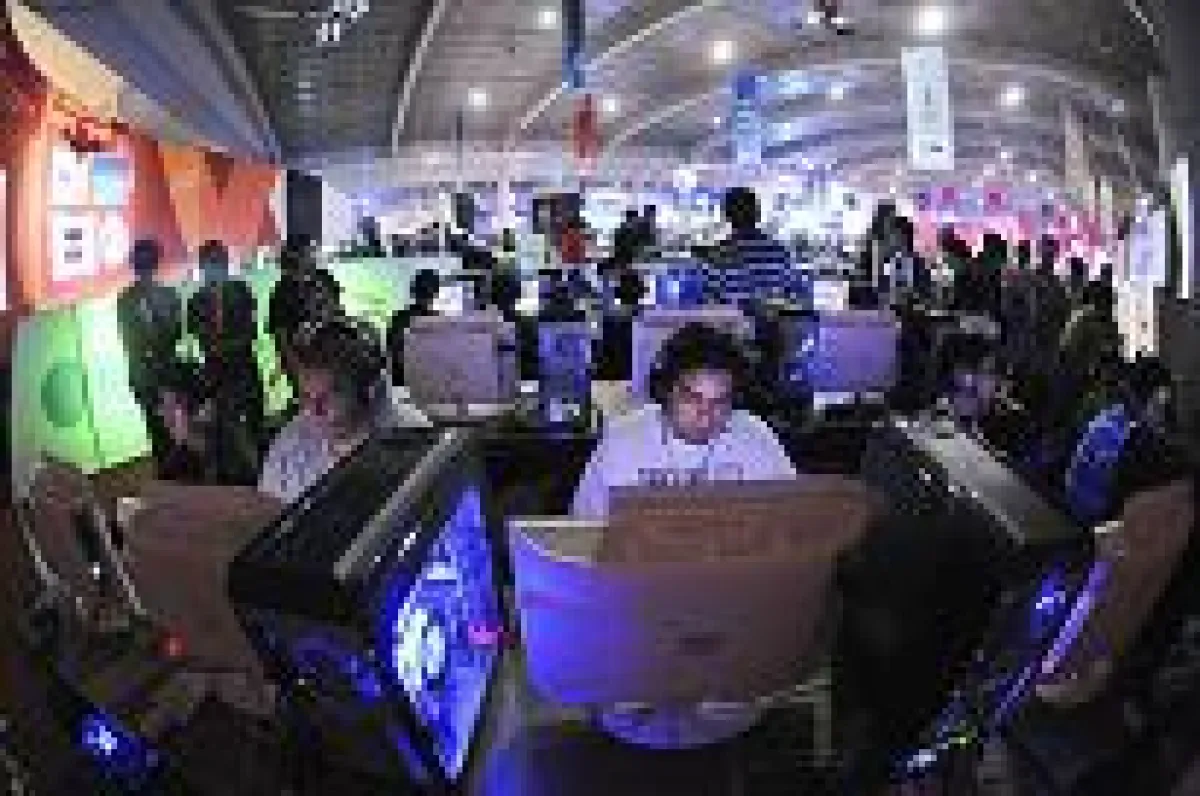 Gaming Area auf der Campus Party Mexico City, 2011