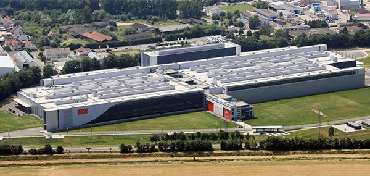 Großgetriebewerk von SEW-EURODRIVE in Bruchsal