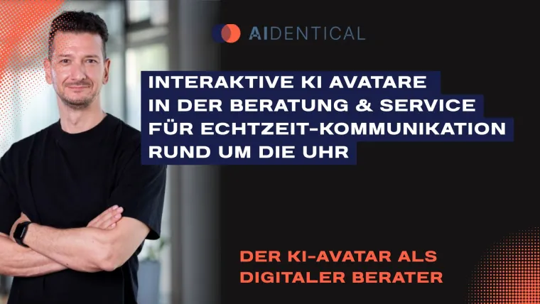 Bild: Interaktive KI-Avatare: AIdentical bringt digitale Ansprechpartner in Unternehmen