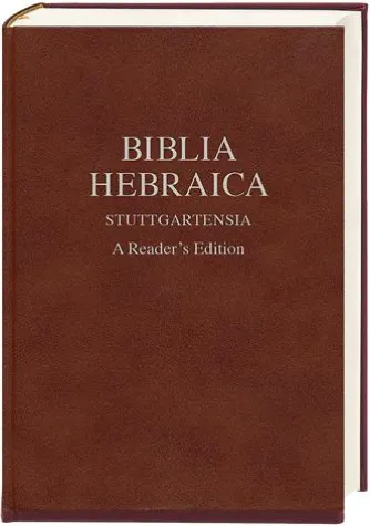 Bild: Reader’s Edition der Biblia Hebraica Stuttgartensia