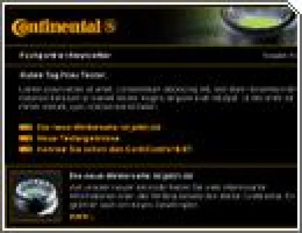 Continental AG informiert mit CyMail - E-Mail-Management mit Cybay New Media Bild: Continental AG informiert mit CyMail - E-Mail-Management mit Cybay New Media